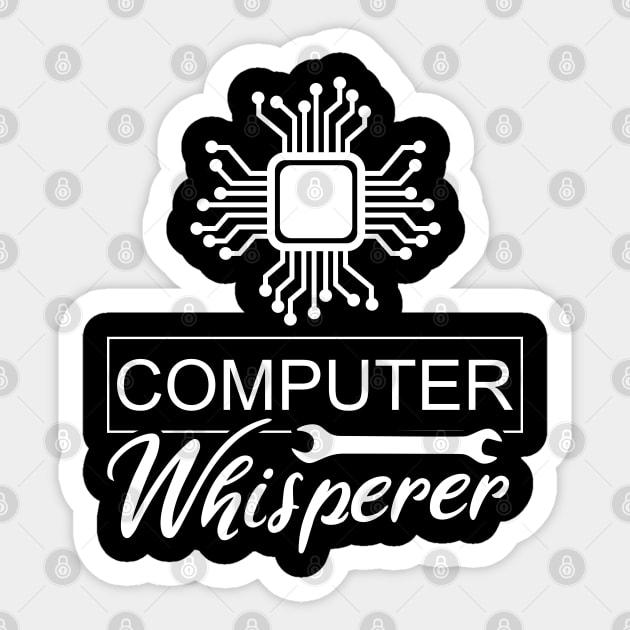 Computer Whisperer Geek Gift Sticker by FamiLane